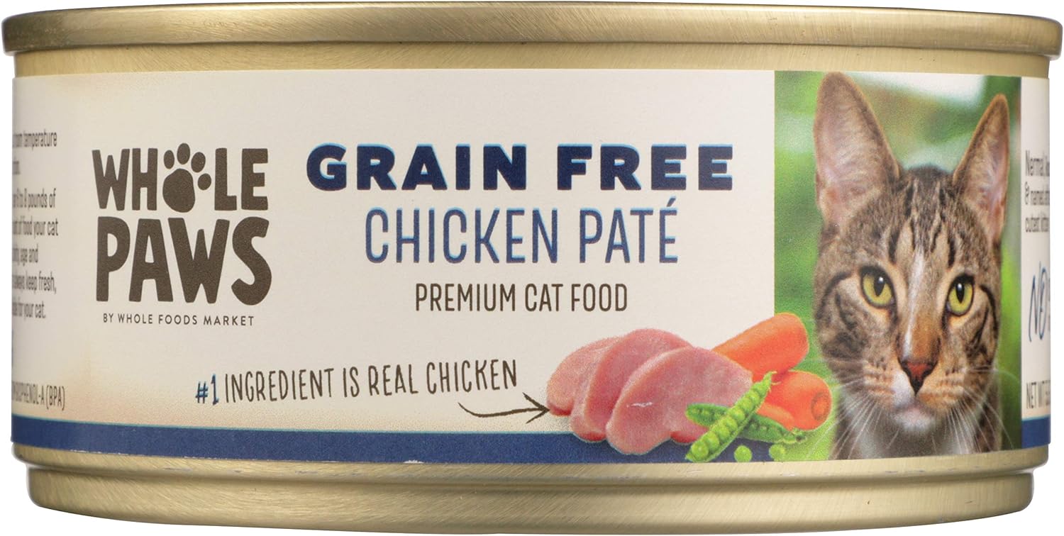Whole Paws, Grain Free Chicken Pate loaf recipe, 5.5oz