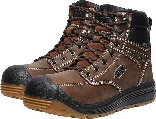 Miniatura 2 de KEEN Utility Fort Wayne Botas de trabajo impermeables con punta suave para hombre de 6 pulgadas