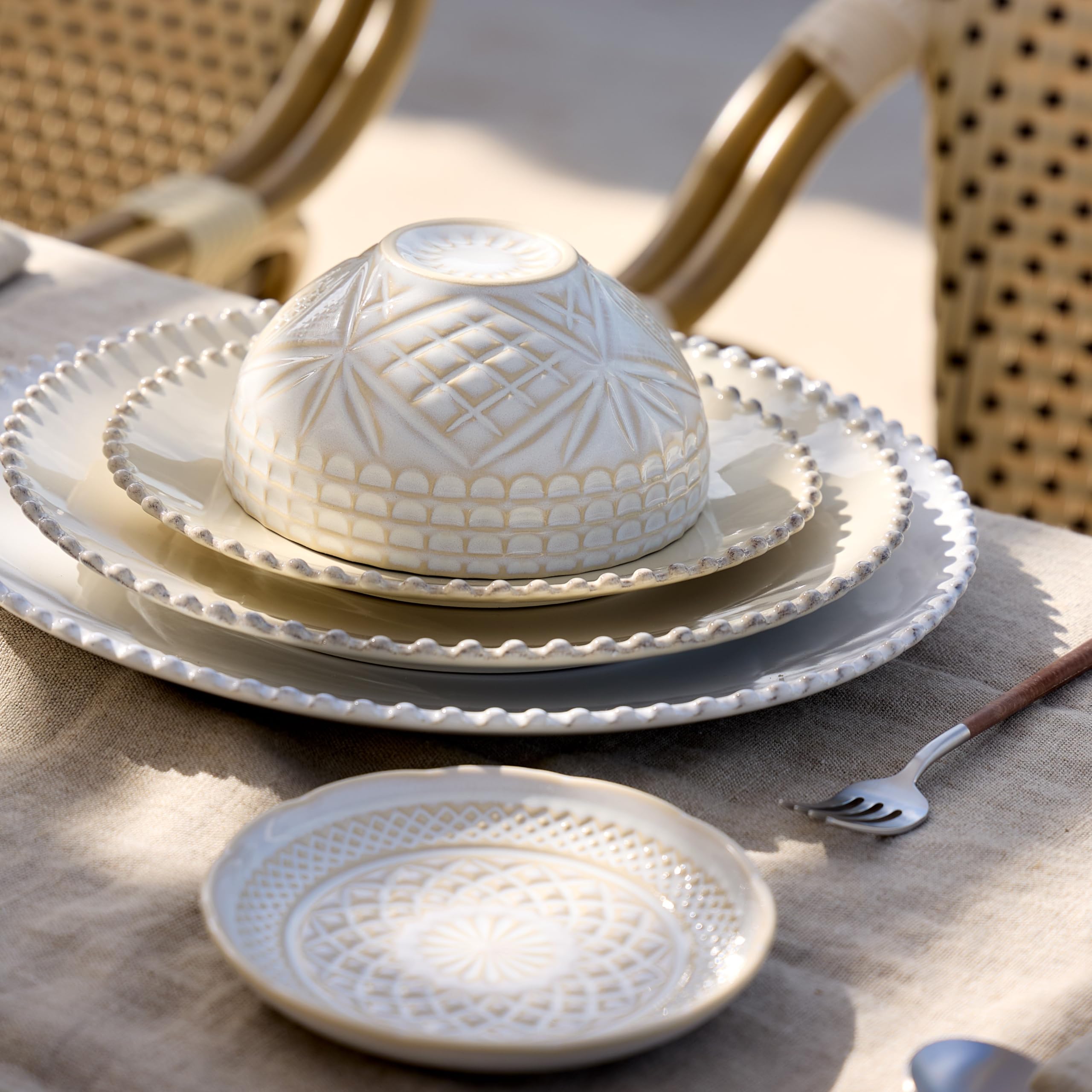 Amazon.com: Costa Nova Ceramic Stoneware 6'' Appetizer plate