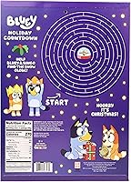 Vista 3 de Galerie Bluey - Calendario de Adviento con cuenta regresiva para Navidad 2025, 24 días con chocolate, 1.76 onzas