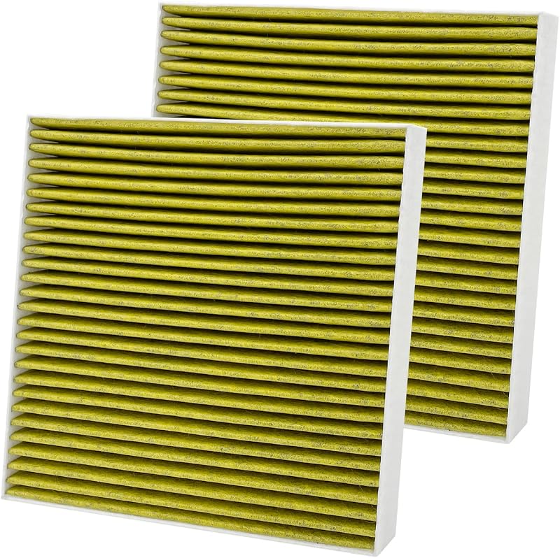 Filtro de ar-condicionado para cabine Capume JMC1A para Nissan e Infiniti – 2 unidades