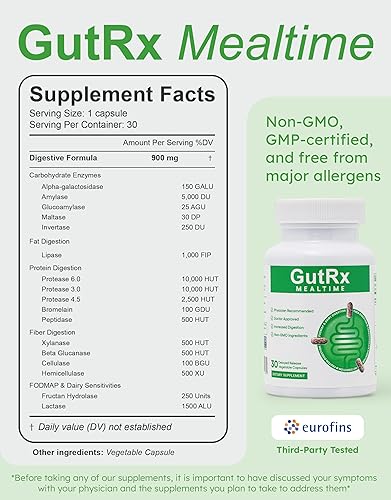 Miniatura 9 de Probióticos diarios para mujeres y hombres con Bifidobacterium Longum y prebióticos para la salud intestinal + enzimas digestivas a la hora de comer