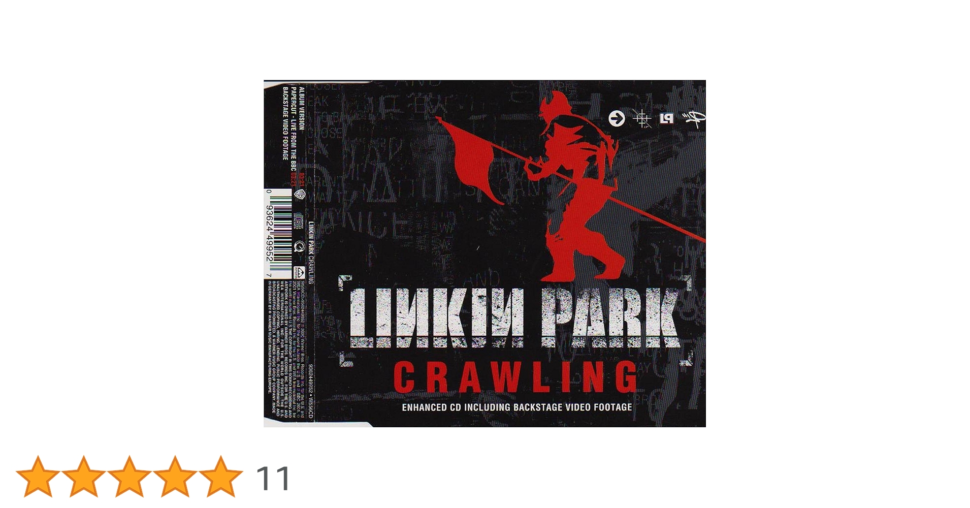 洋楽 Linkin Park Crawling Enhanced CD Linkin Park Crawling CD Single UK IMPORT 2001 Warner Chester