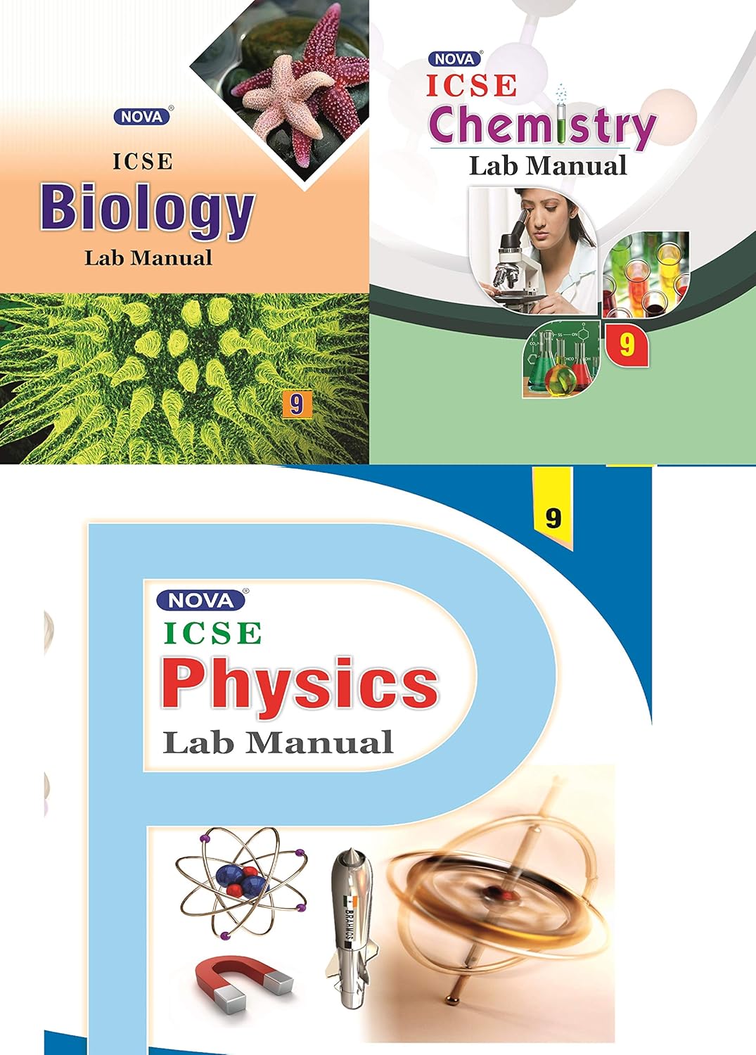 Nova ICSE Physics Lab Manual , Chemistry Lab Manual & Biology Lab