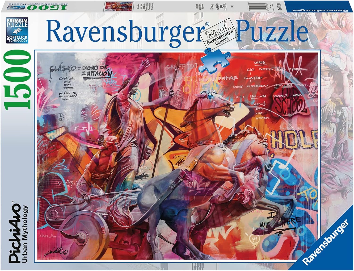 Ravensburger Nike, Goddess of Victory 1500 Piece Jigsaw Puzzle for Adults - 17133 - Every Piece is Unique, Softclick Technology Means Pieces Fit Together Perfectly