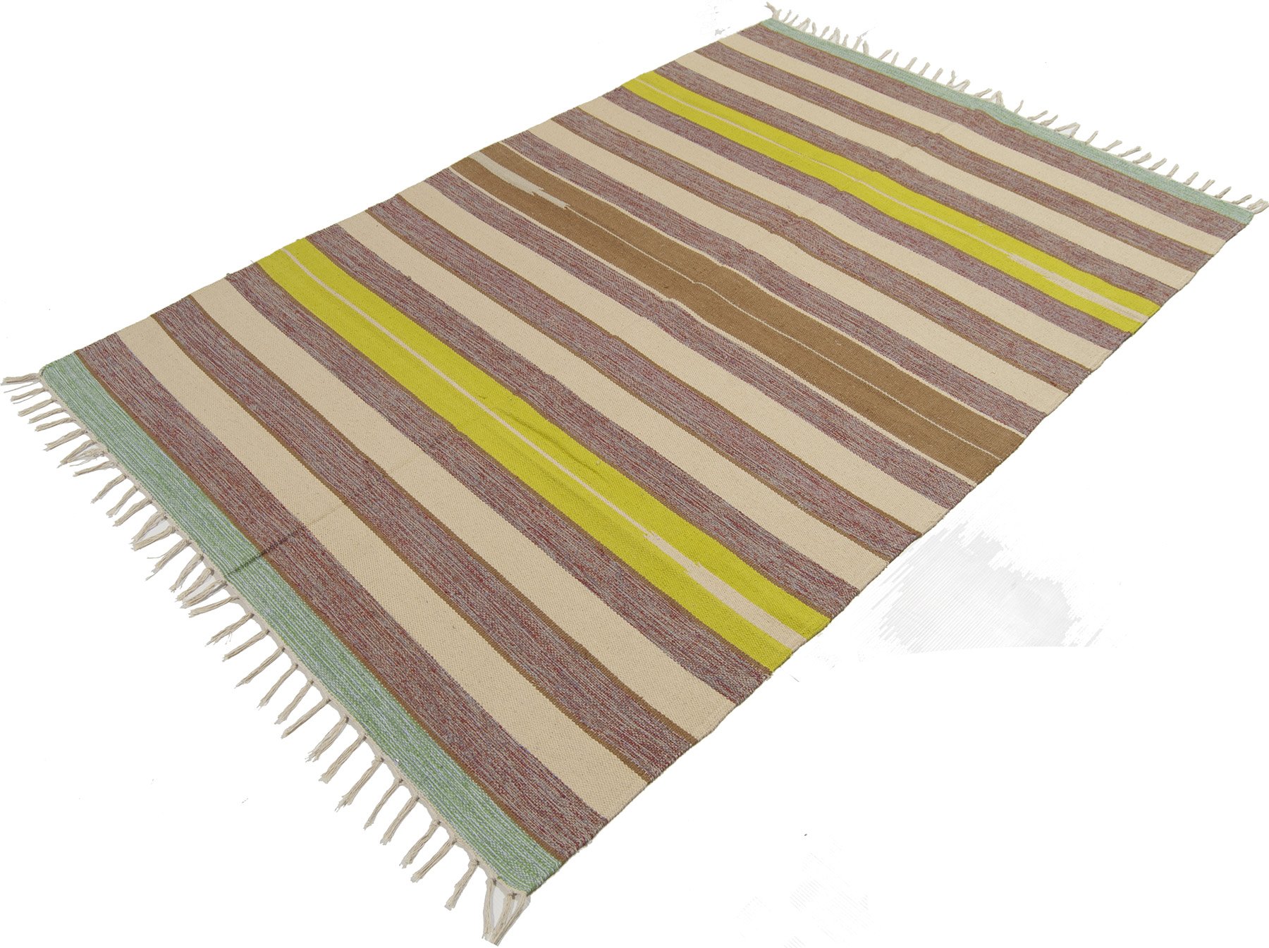 Galleria Farah1970 - 180x120 CM Kilim Autentico, Originale e Fatto a Mano Ideale Per la Sala, Salotto, Ufficio, Seconda Casa e la Cucina (LAVABILE IN LAVATRICE)