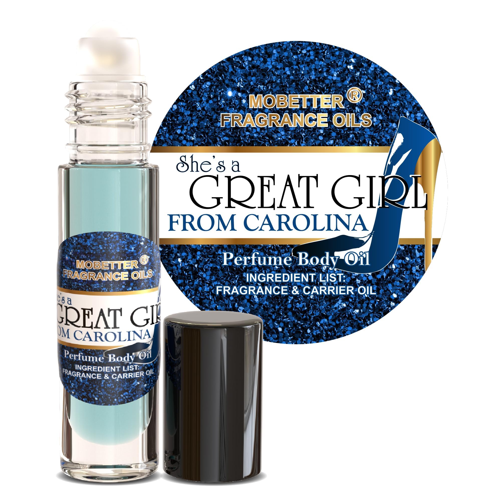 MOBETTER FRAGRANCE OILS She's a Great Girl from Carolina Women Perfume Body Oil