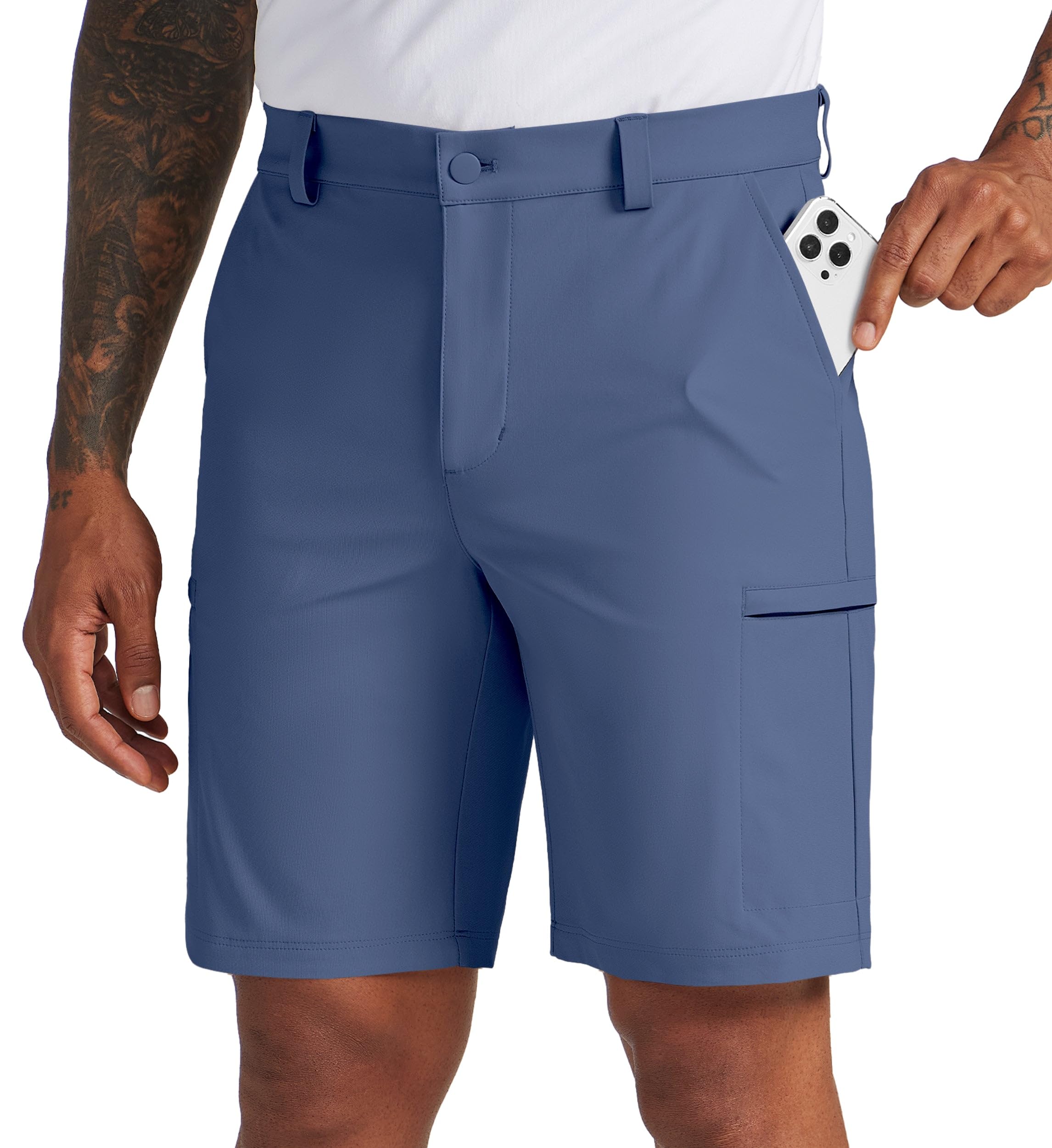 Willit Men's Golf Shorts Stretch Dress Shorts Cargo Quick Dry Athletic Casual Shorts with Pockets 7" 9" 11"