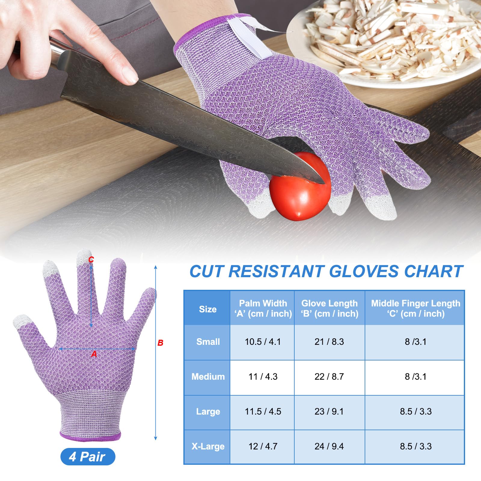 PATIKIL Cut Resistant Gloves - Image 2