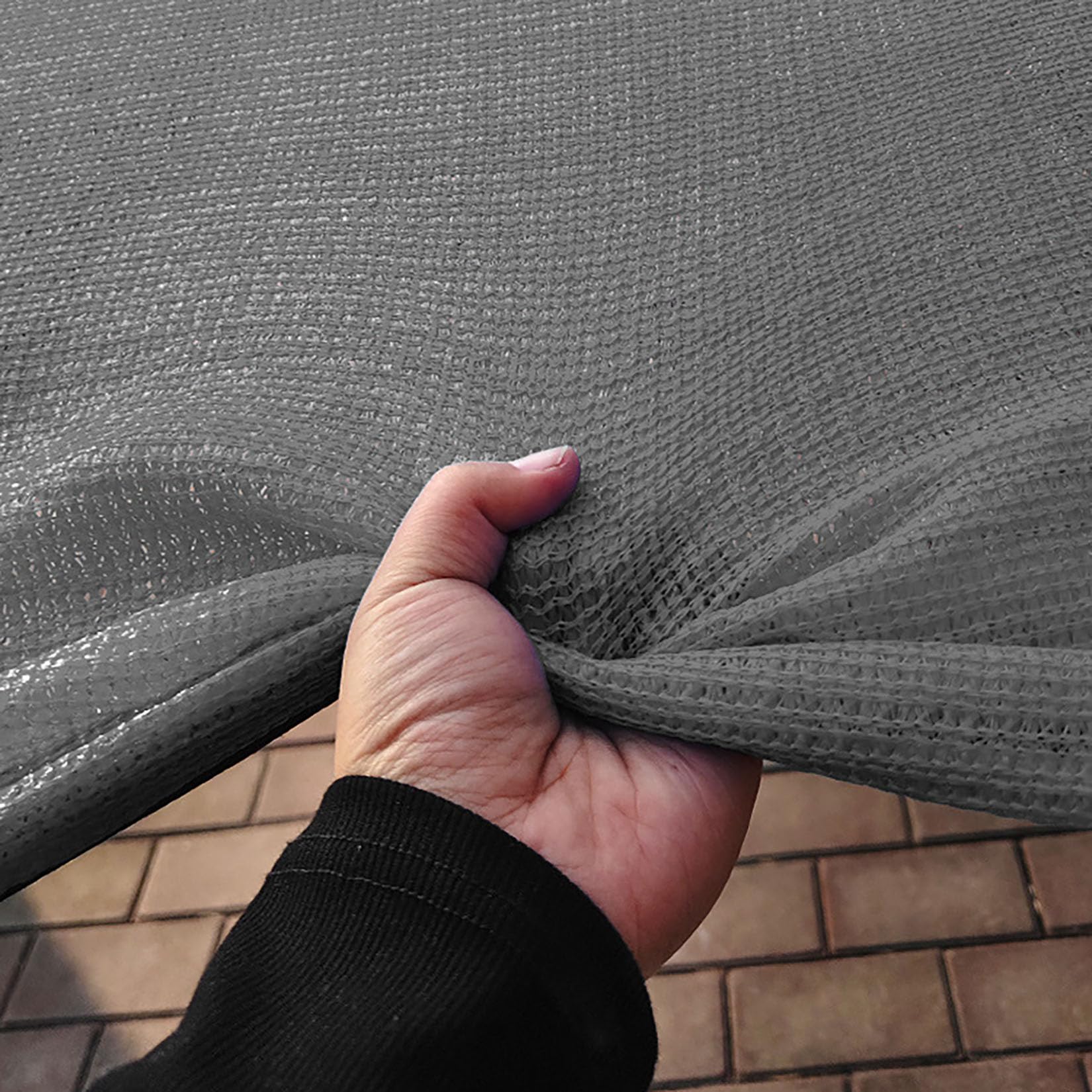 Exterior Red de Sombra con Ojales,Malla Sombreo y Ocultación | 90% de tasa de sombreado resistente a los rayos UV,transpirable, ligera y duradera,para invernadero,jardín,granero(4x6m)