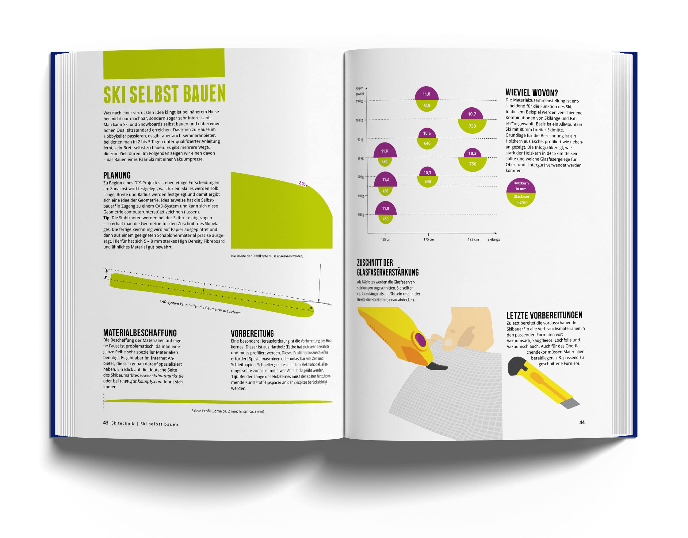 Das Skibuch: Alles über Alpinski, Snowboard & Langlauf, Skigebiete, Touren, Technik und vieles mehr in über 1000 Infografiken, Illustrationen und Karten (Marmota Maps)