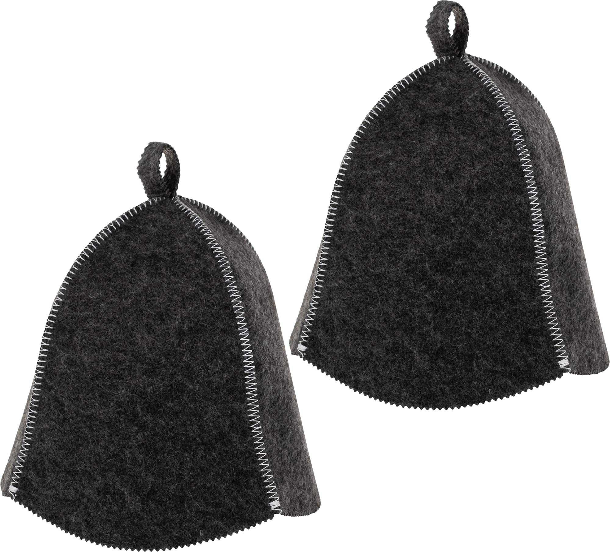 OFXDD Banya Hat - Pack of 2 - Russian Sauna and Banya Hat - Men and Women Sauna Hat Set of 2 Gray, Gray-image-13