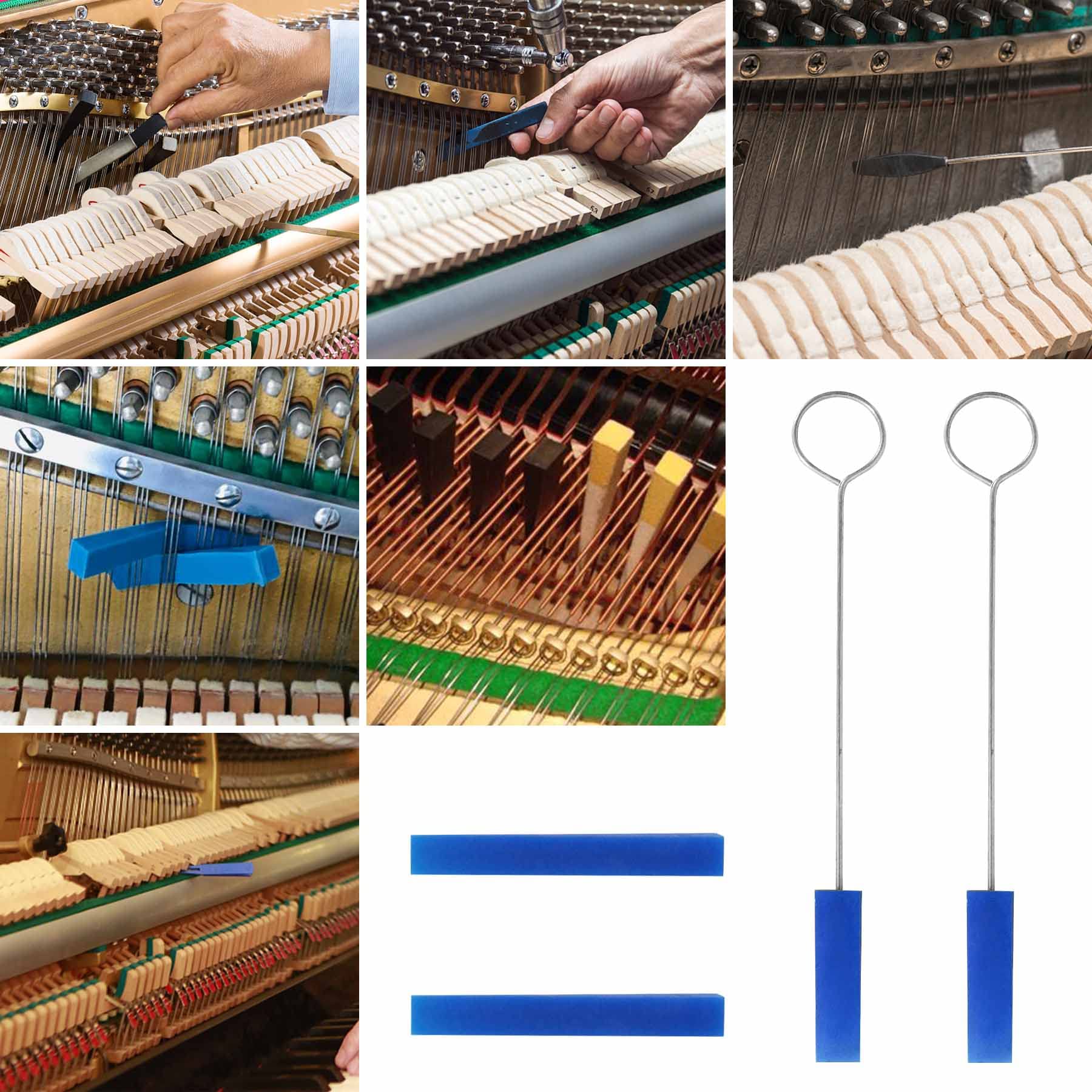 Piano Tuning Kit - Hammer, Mutes & More -4