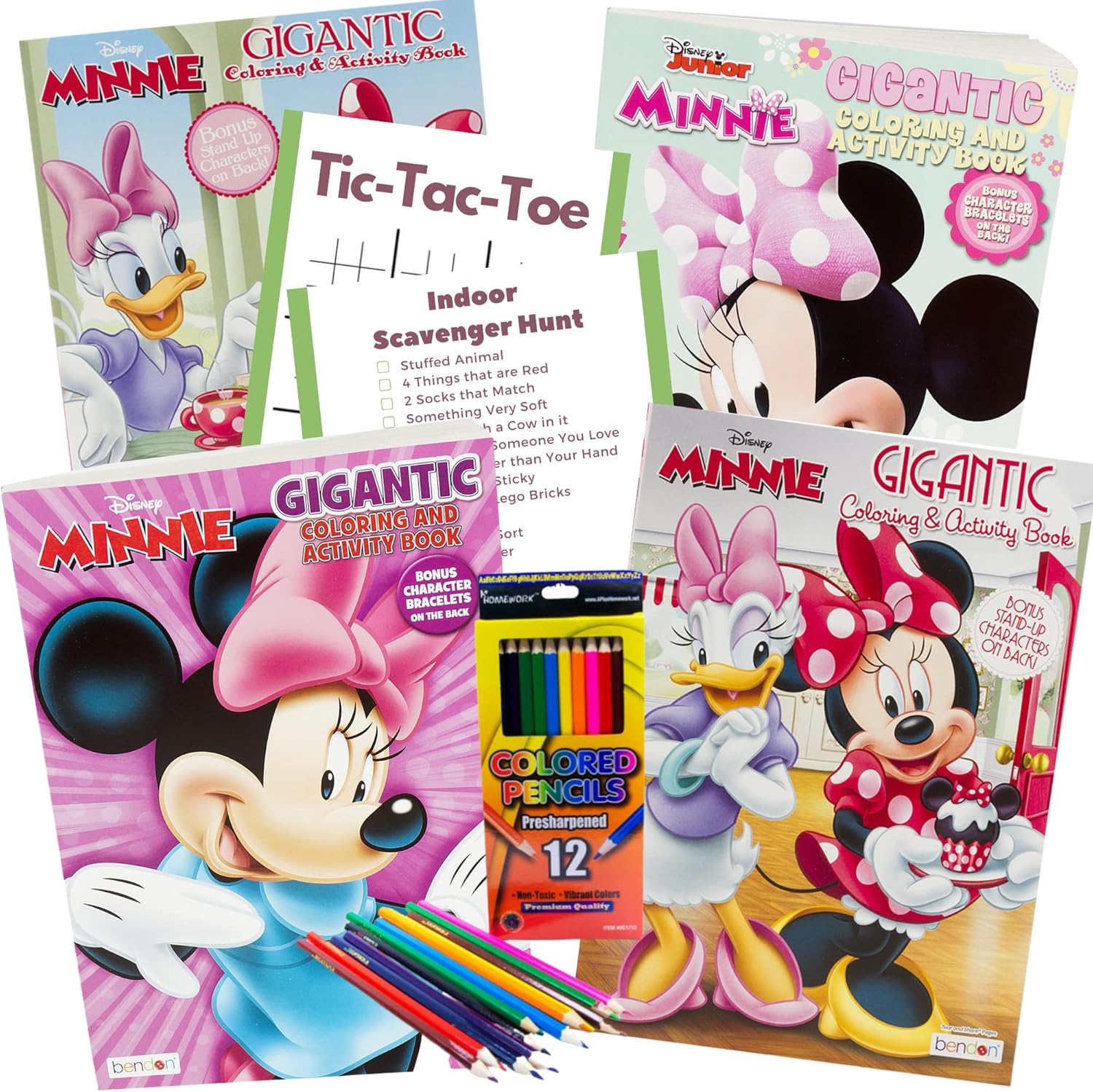 Amazon.com: Disney Minnie Mouse Coloring Book Set Bundle with 4