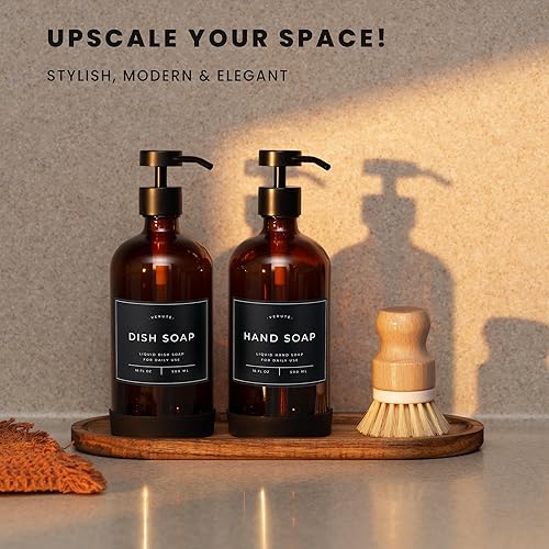 16oz Refillable Glass Bottles - Set of 2 - Thumbnail 2