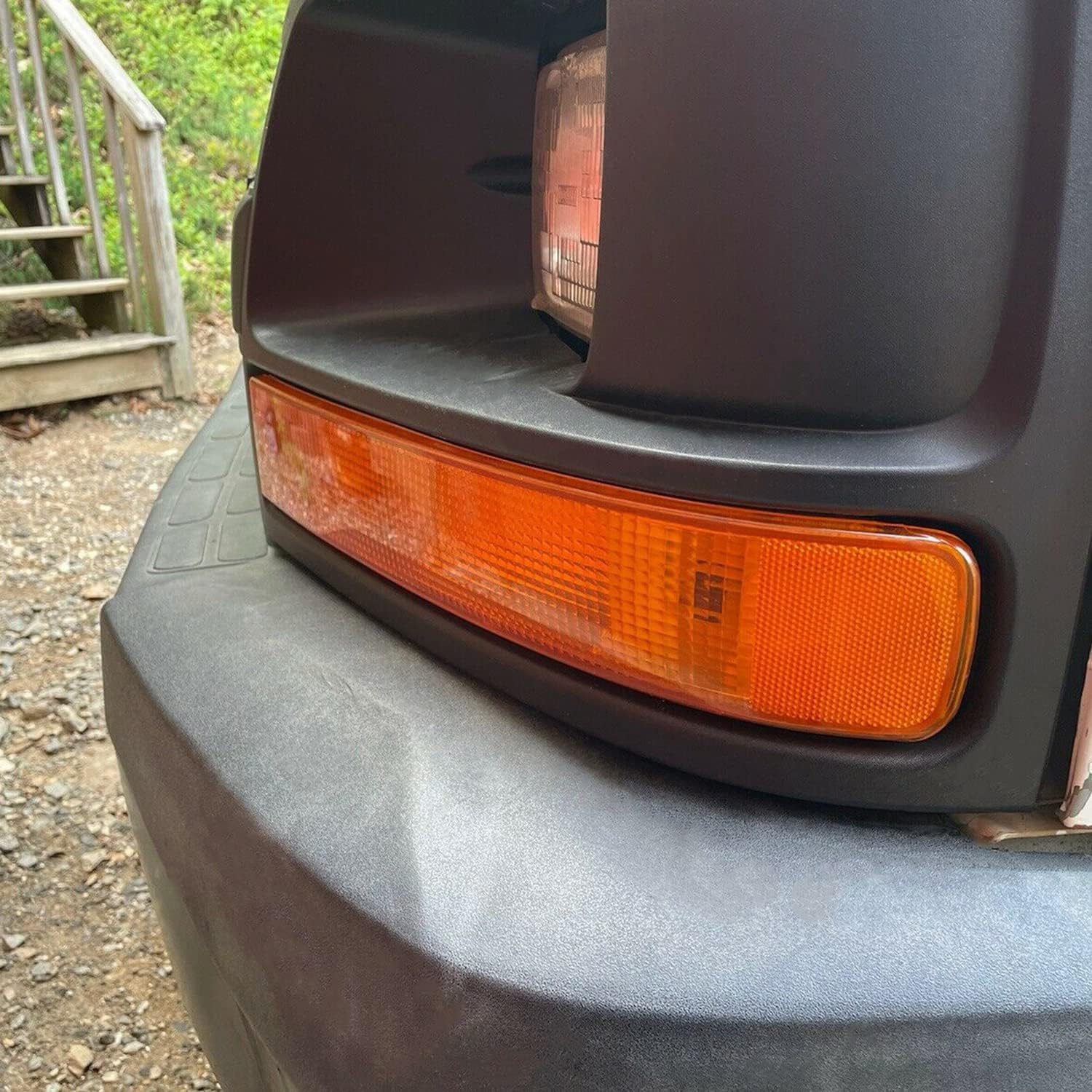 ECOTRIC Turn Parking Signal Light Compatible with 2003-2022 GMC Savana Van/Chevy Chevrolet Express Side Marker Parking Light Assembly Corner Replacement for GM2520188 (No Light Bulb) Driver LH Side