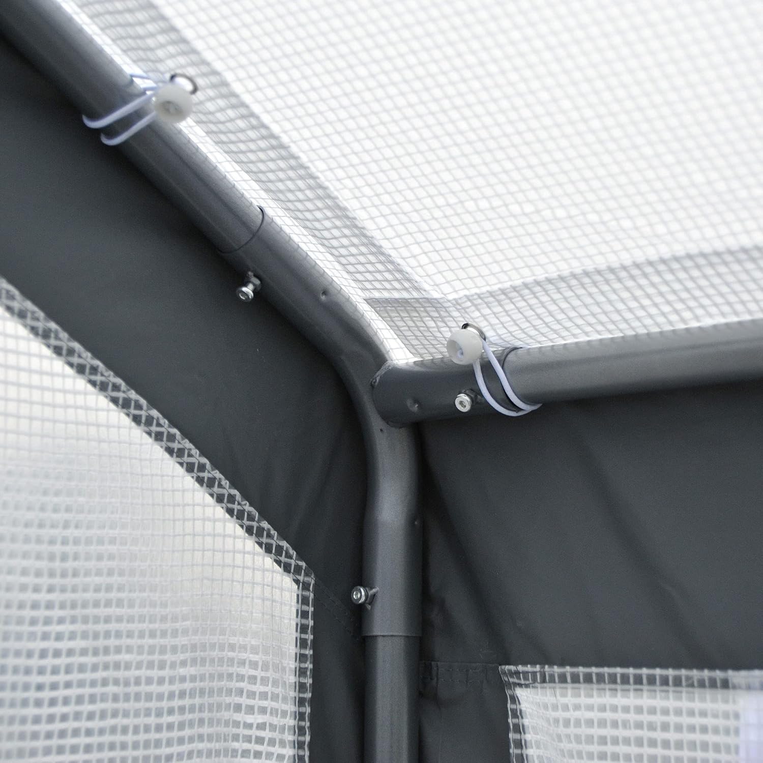 Heavy Duty Walk-In Greenhouse with Roll-Up Windows and Doors