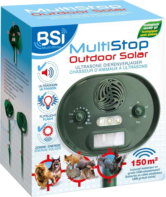 Répulsif Ultrason & électromagnétique BSI – Anti-insectes & Rongeurs – Jusqu'à 300 M² – Sans Produit Chimique - 3