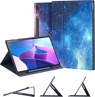 E NET-CASE Case for Lenovo Tab P12 Pro 12.6 2022 Released Rotatable Lightweight Multi-Angle Stand Case with Auto Wake/Sleep Feature Folio Cover for Tab P12 Pro 12.6