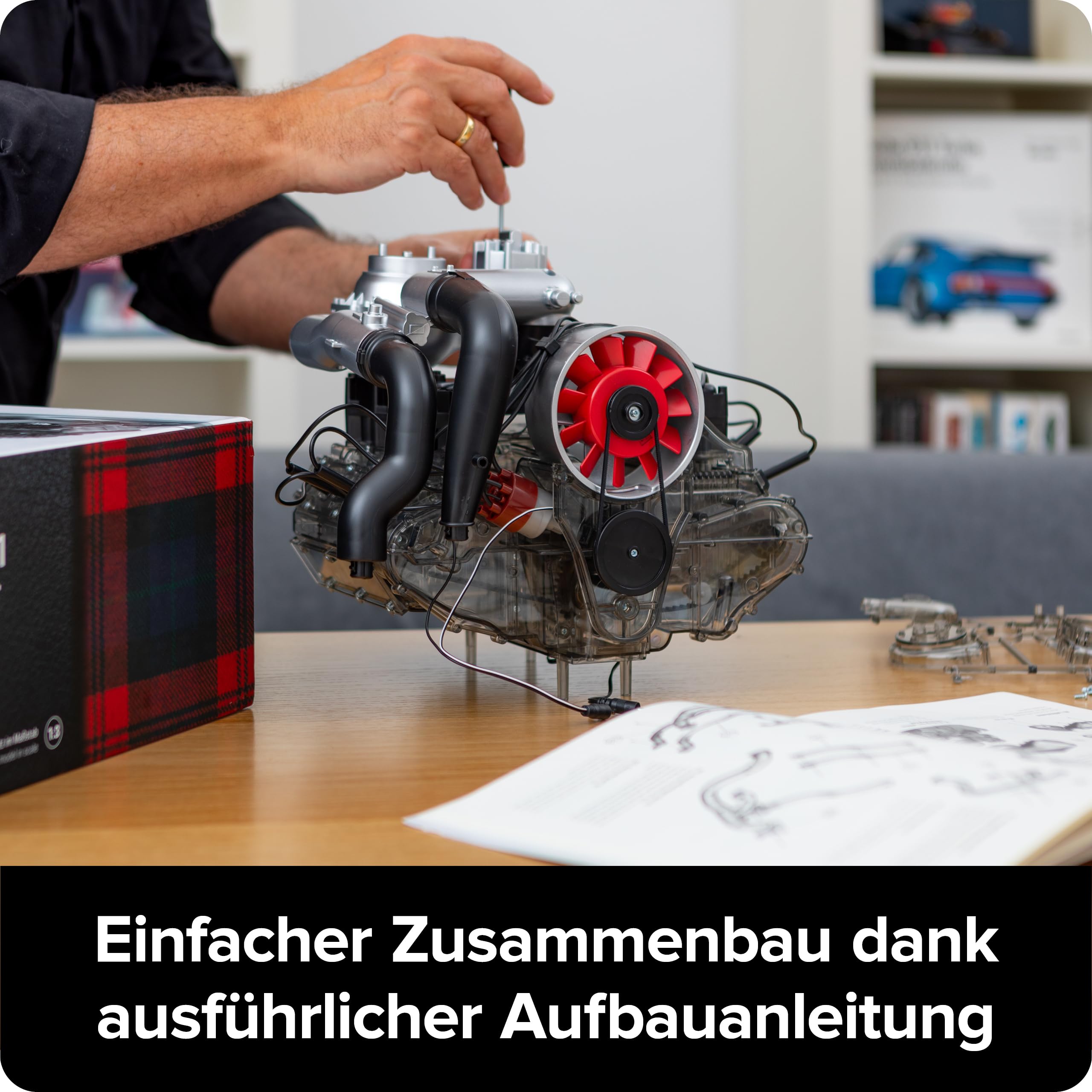 Amazon.com: Franzis Porsche 911 Turbo Model Engine Kit 1:3 Scale