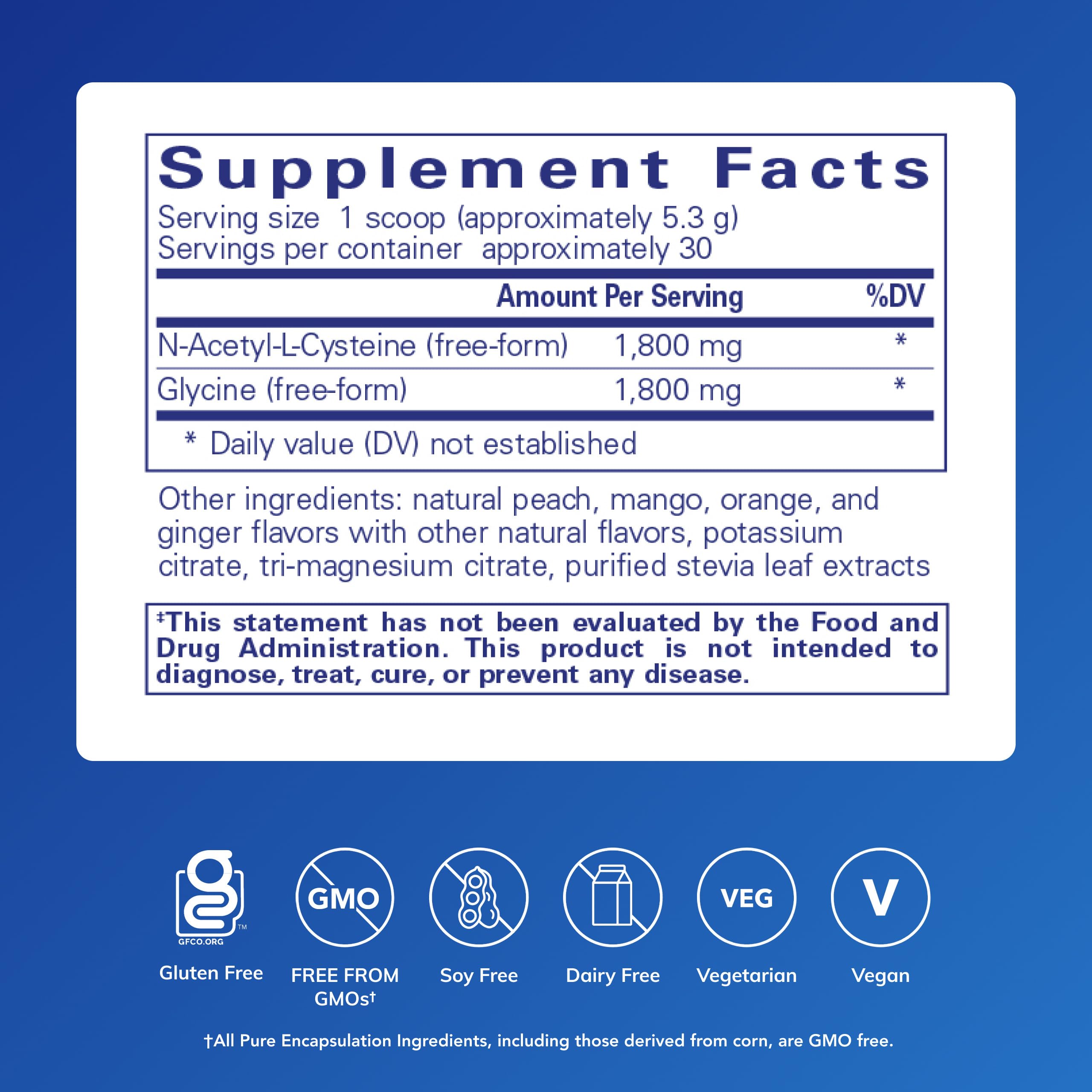 Pure Encapsulations NAC + Glycine Powder, 5.6 oz — Amazon image 2