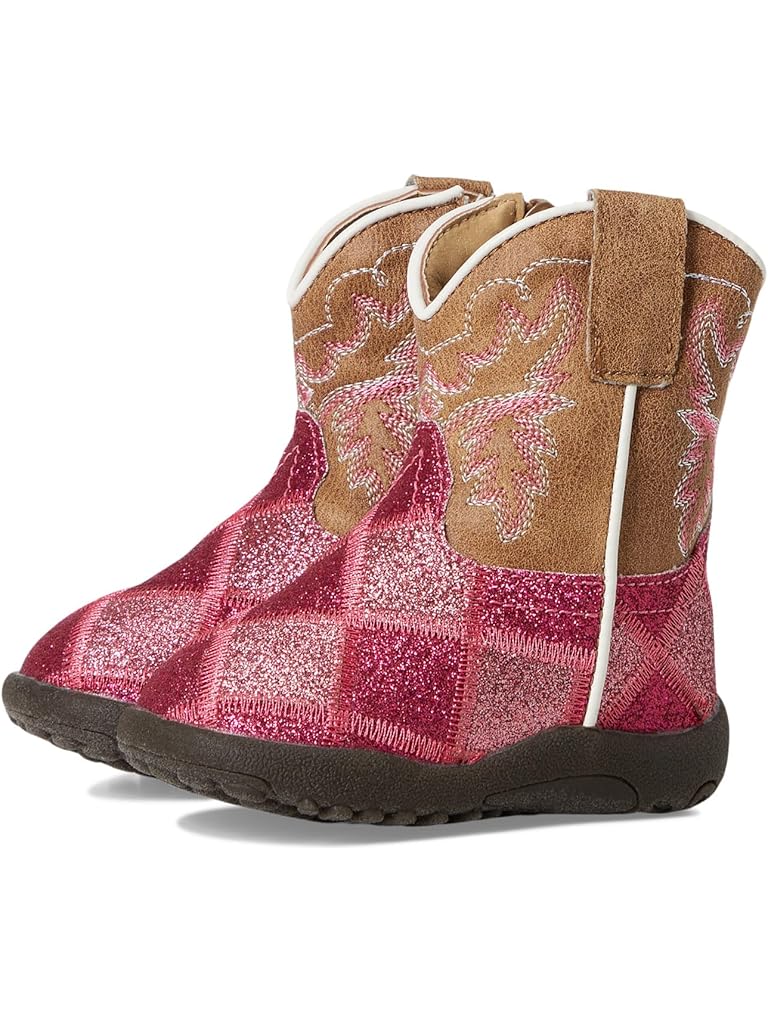 Pink Roper Cowbabies Glitter Blocks (Infant/Toddler)