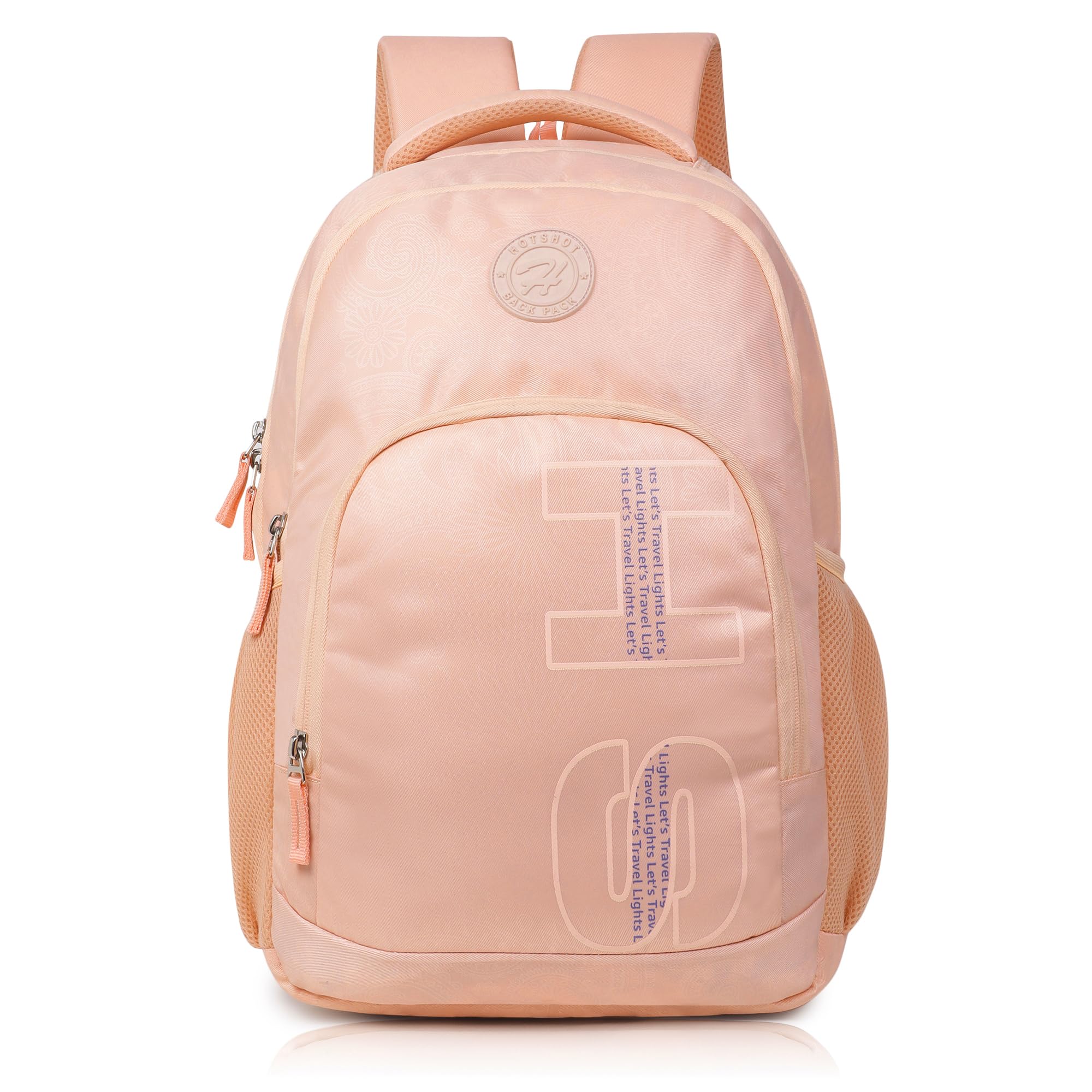 Medium 30 L Laptop Backpack HOTSHOT BAGS|PAISLEY_1400|15.6 INCH|OFFICE BAG|COLLEGE BACKPACK|SCHOOL BAG| (BLACK)-image-33