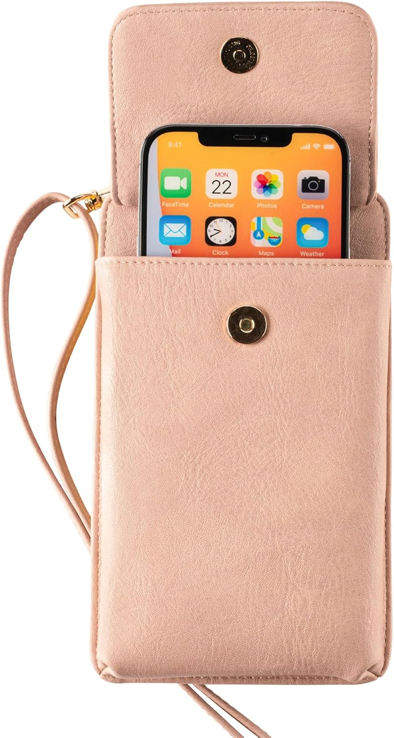 Claasico Crossbody Phone Purse for Women – RFID Phone Case Wallet w/Magnetic Closure & Separate Zipper Pocket Crossbody Bag - Image 3