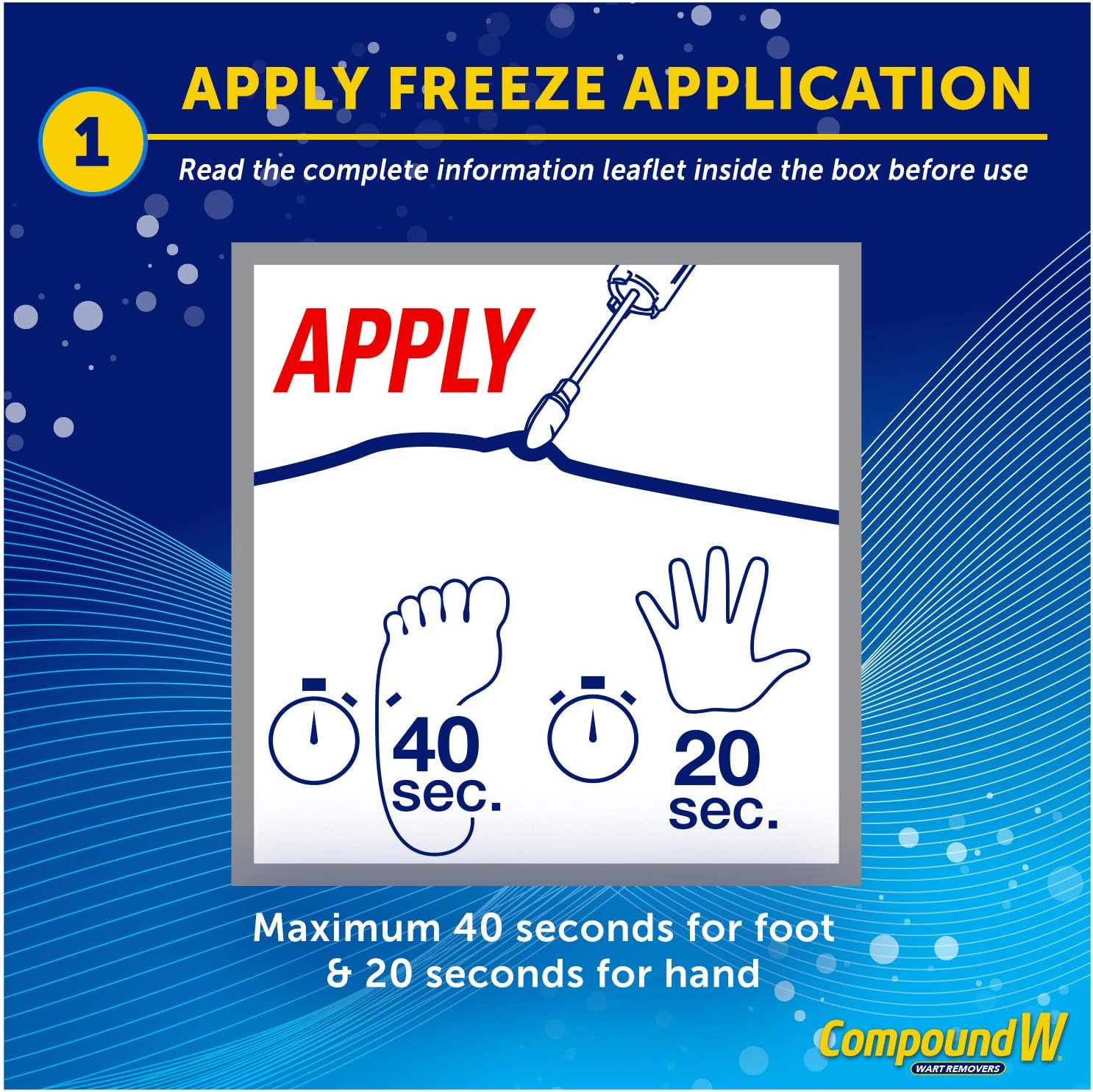 Compound W 2-in-1 Treatment Kit for Large Warts, Freeze Off & Liquid Wart Remover : Health & Household