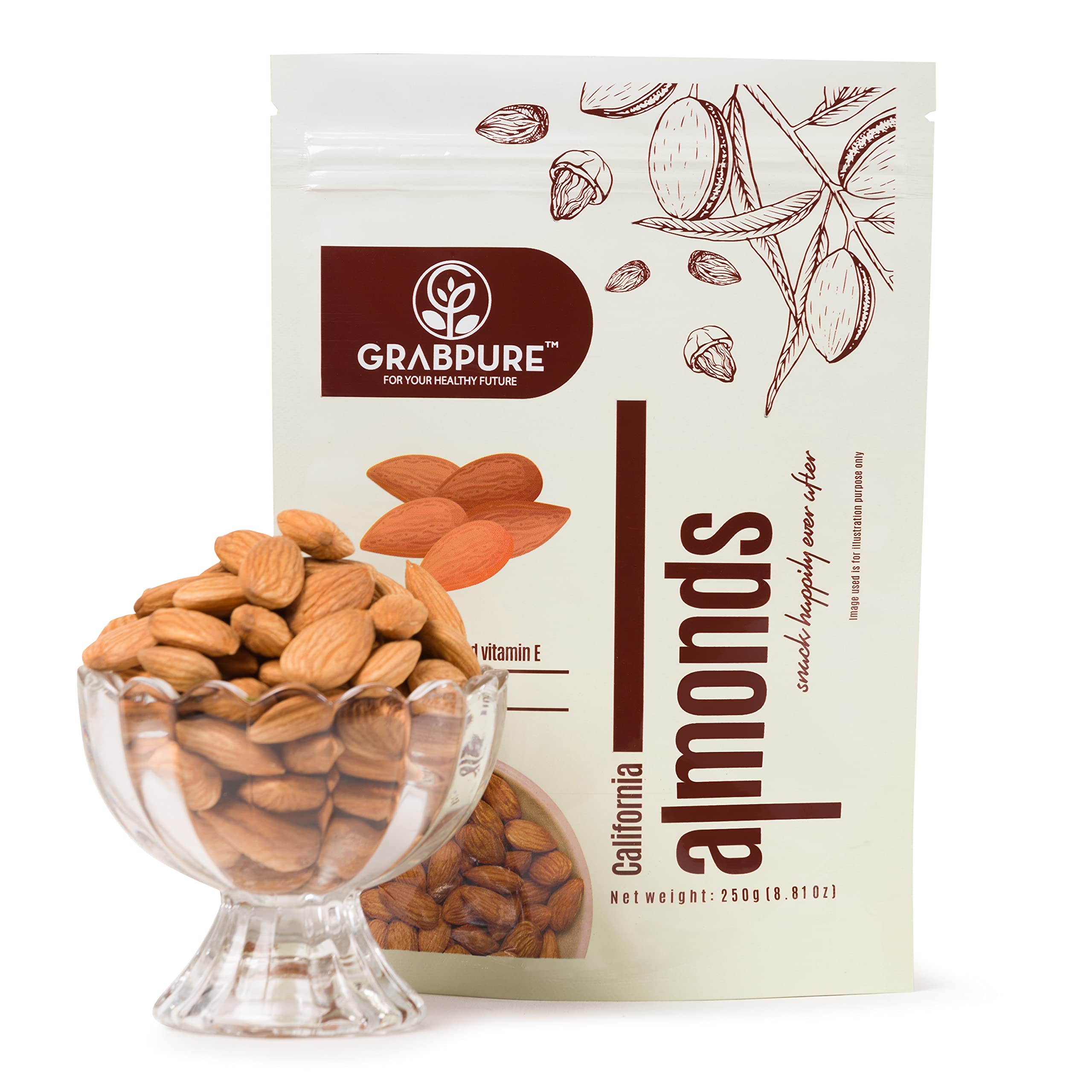 See full amazon price history chart for GRABPURE 100% Pure Premium California Almonds/California Badam/Raw Californian Almonds Dry Fruits badam in fresh - 250 Grams GRABPURE 100% Pure Premium California Almonds/California Badam/Raw Californian Almonds Dry Fruits badam in fresh - 250 Grams (B09NFLGLS6) Amazon Price History, Amazon Price Tracker