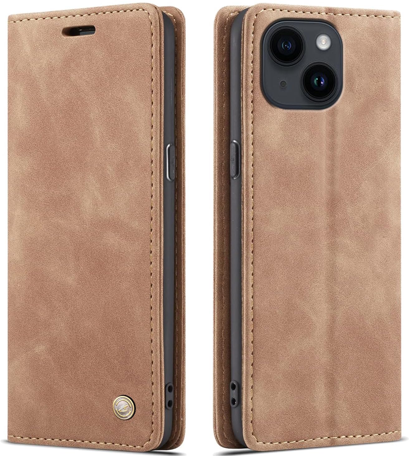 ClickCase Pastel Series Faux Leather Magnetic Card Holder Wallet Kickstand Case Flip Cover for iPhone 14 Plus (Soft Tricolor) (B0CKHC42RL) Amazon Price History, Amazon Price Tracker