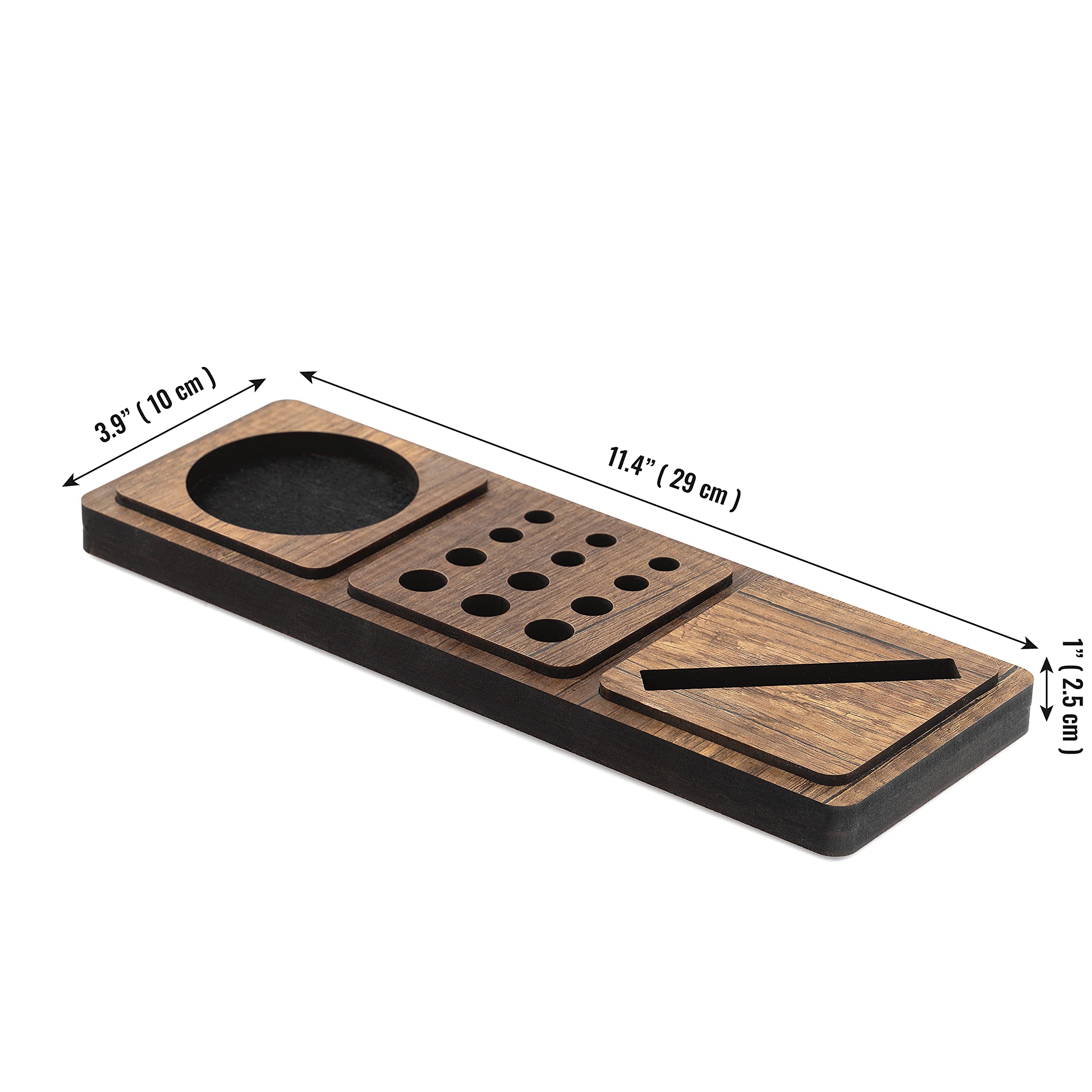 Casa Padrino Boîte Organiseur De Bureau De Luxe Marron Clair 37,5 X 25 X H. 24 Cm - Boîte De Bureau élégante En Bois Massif - Accessoires De Bureau De Luxe | Casa Padrino