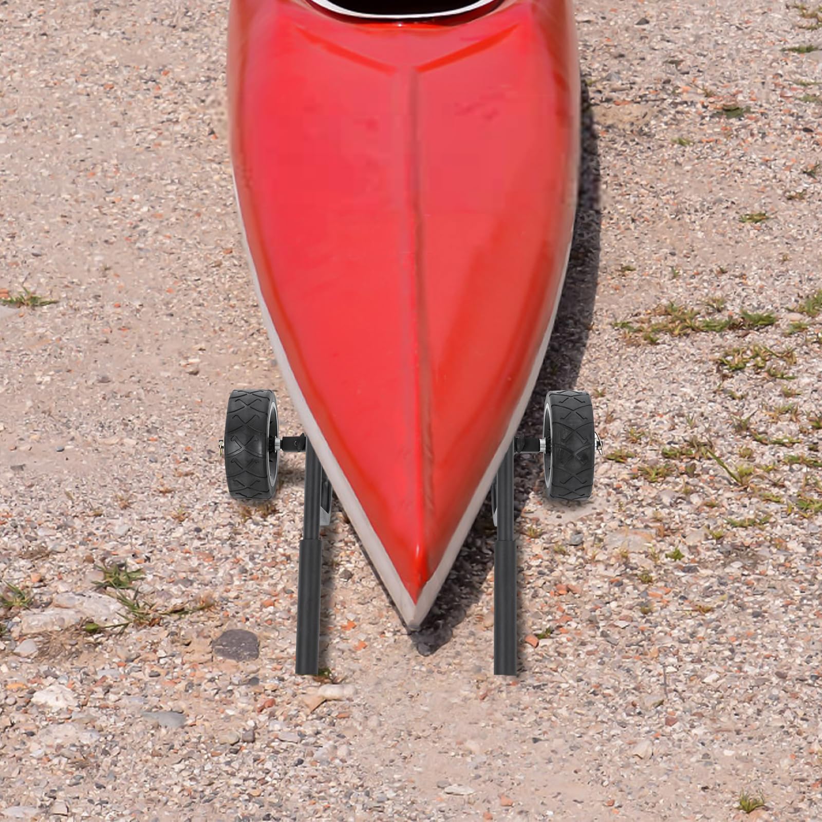 Pxolerig Heavy Duty Kayak Cart, Adjustable Width Kayak Cart, 220lb Load Capacity Kayak Wheels, Suitable for Kayak and Canoe