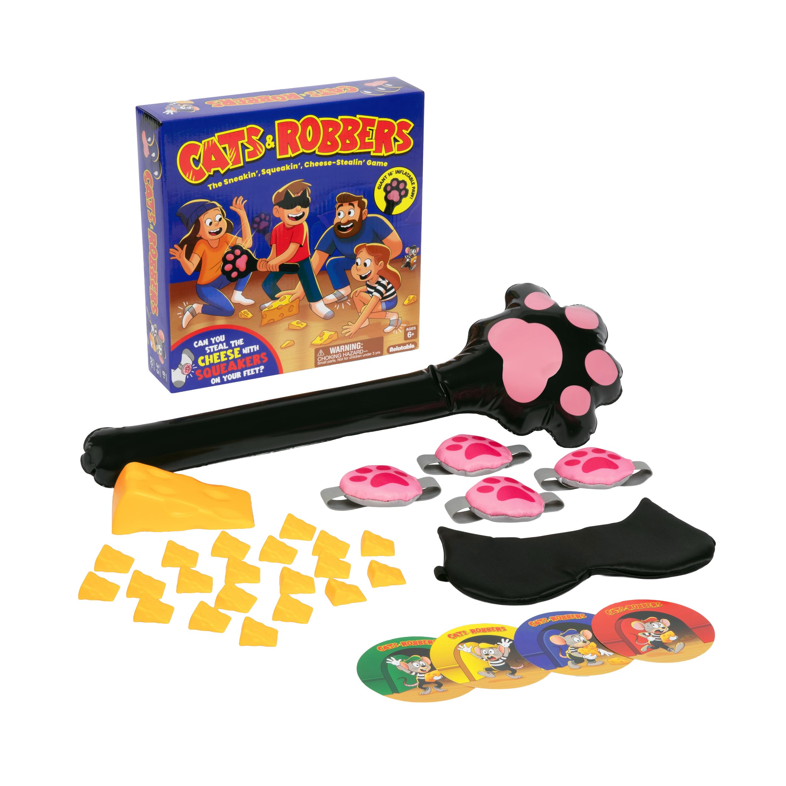Cats and Robbers Game: Blindfolded Cat vs. Sneaky Mice -1