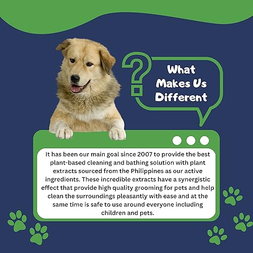 Miniatura 8 de Happy Life Naturals Champú y acondicionador para mascotas para perros y gatos, alivio de la picazón en la piel y abrigo brillante, champú y