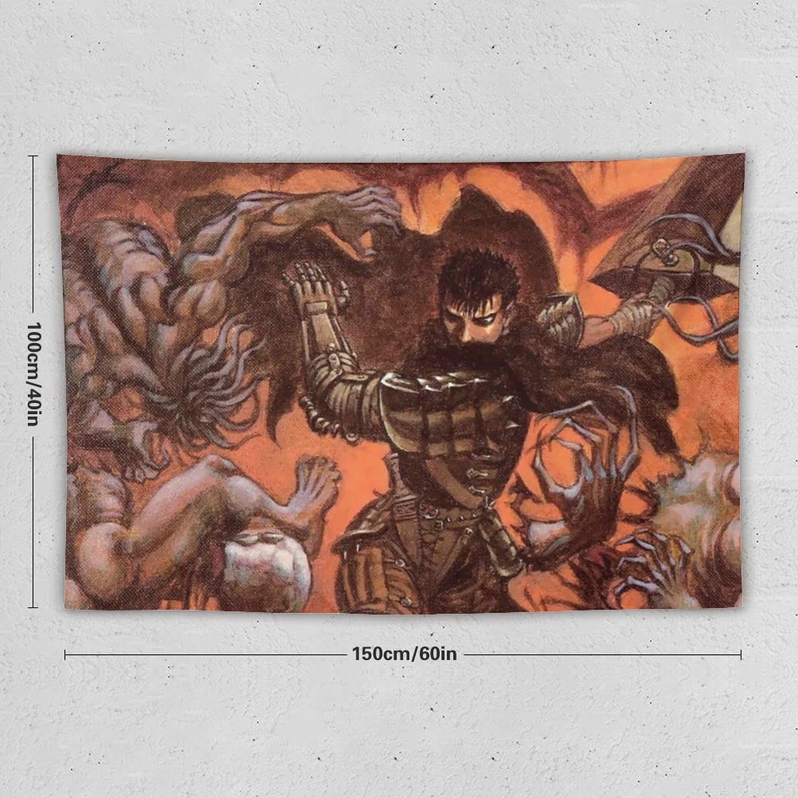 Amazon.co.jp: タペストリー おしゃれ ベルセルク ガッツ かっこいい