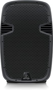 Behringer PK112A Active 600 Watt 12 Inch Black PA Speaker System with Built in Media Player Bluetooth Receiver and Integrated Mixer
