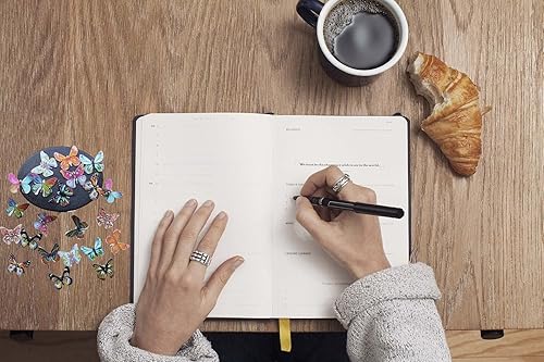 Escultura de escritorio de mariposas para oficina y alivio del estrés 22 mariposas