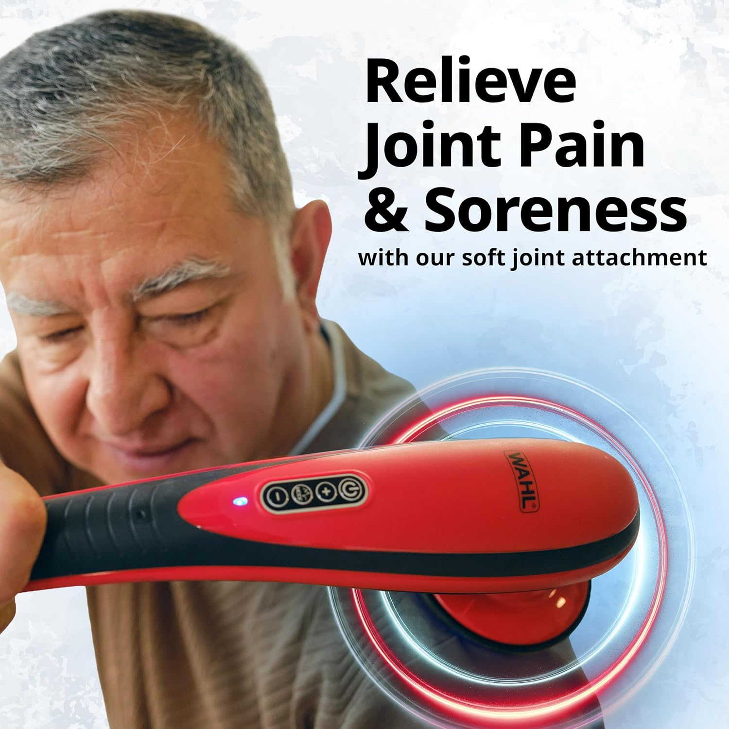 Wahl Cordless Lithium Ion Deep Tissue + Percussion Massager for Neck and Shoulder Pain, Massage Tool with 5 Modes & Attachments that Provide Joint and Sciatica Pain Relief, FSA Eligible – 3025692