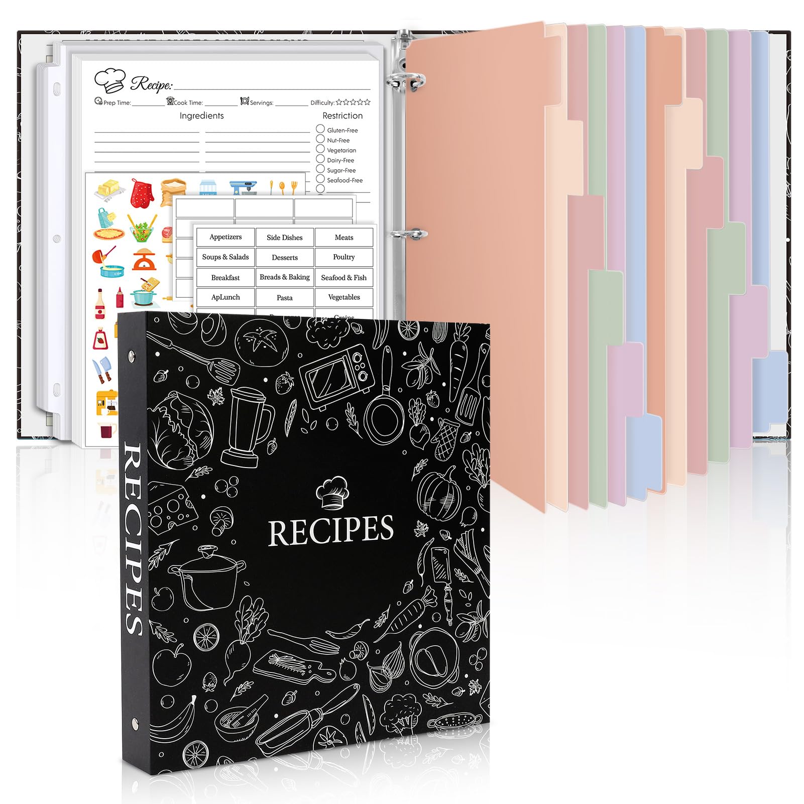 staples business card binder LOT Staples Business Card Binder Clear Pages - 8 Packs Of 10 - FITS 1600  CARDS!!