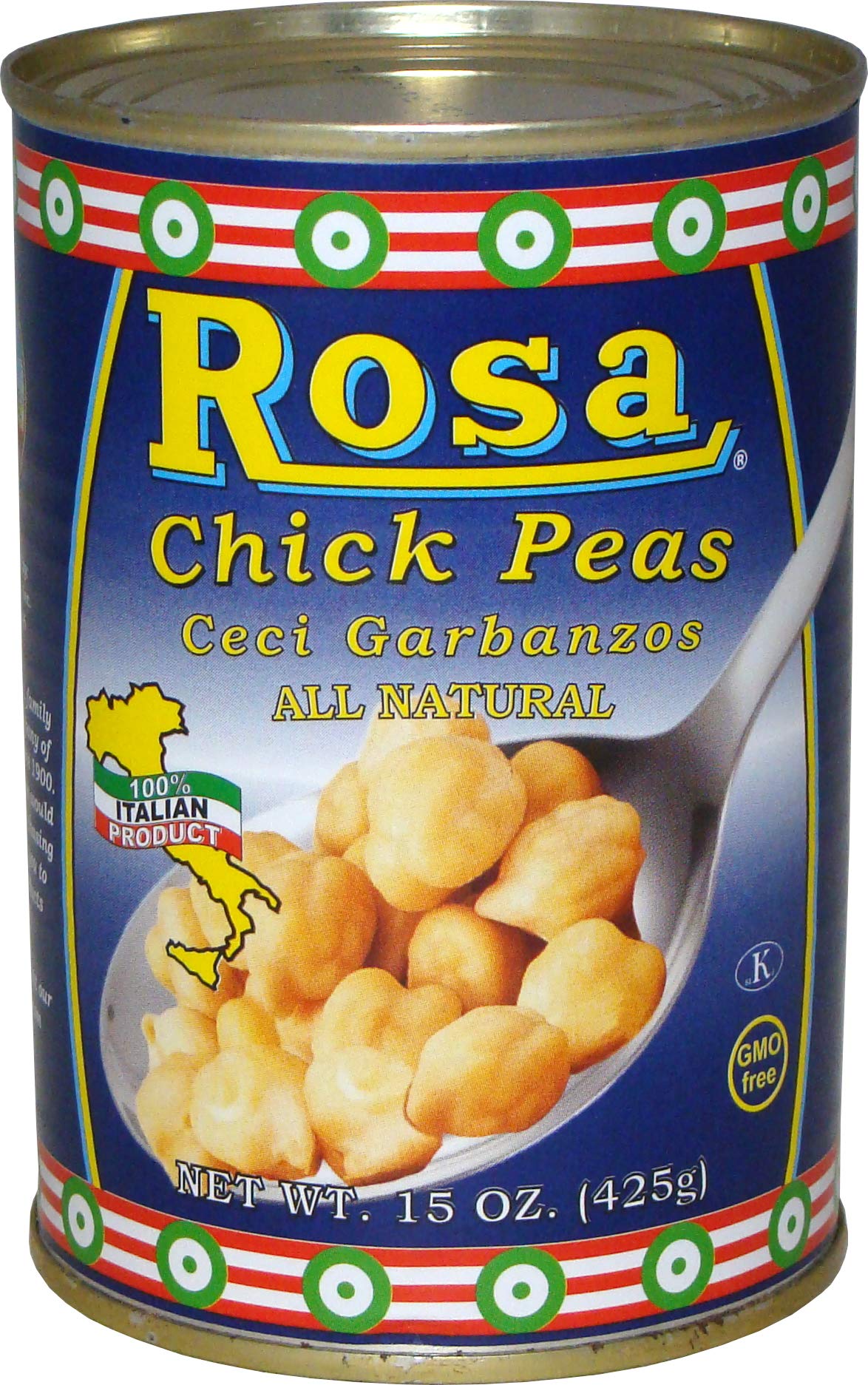 Rosa 15 oz. Chick Peas - Garbanzos (4 pack)