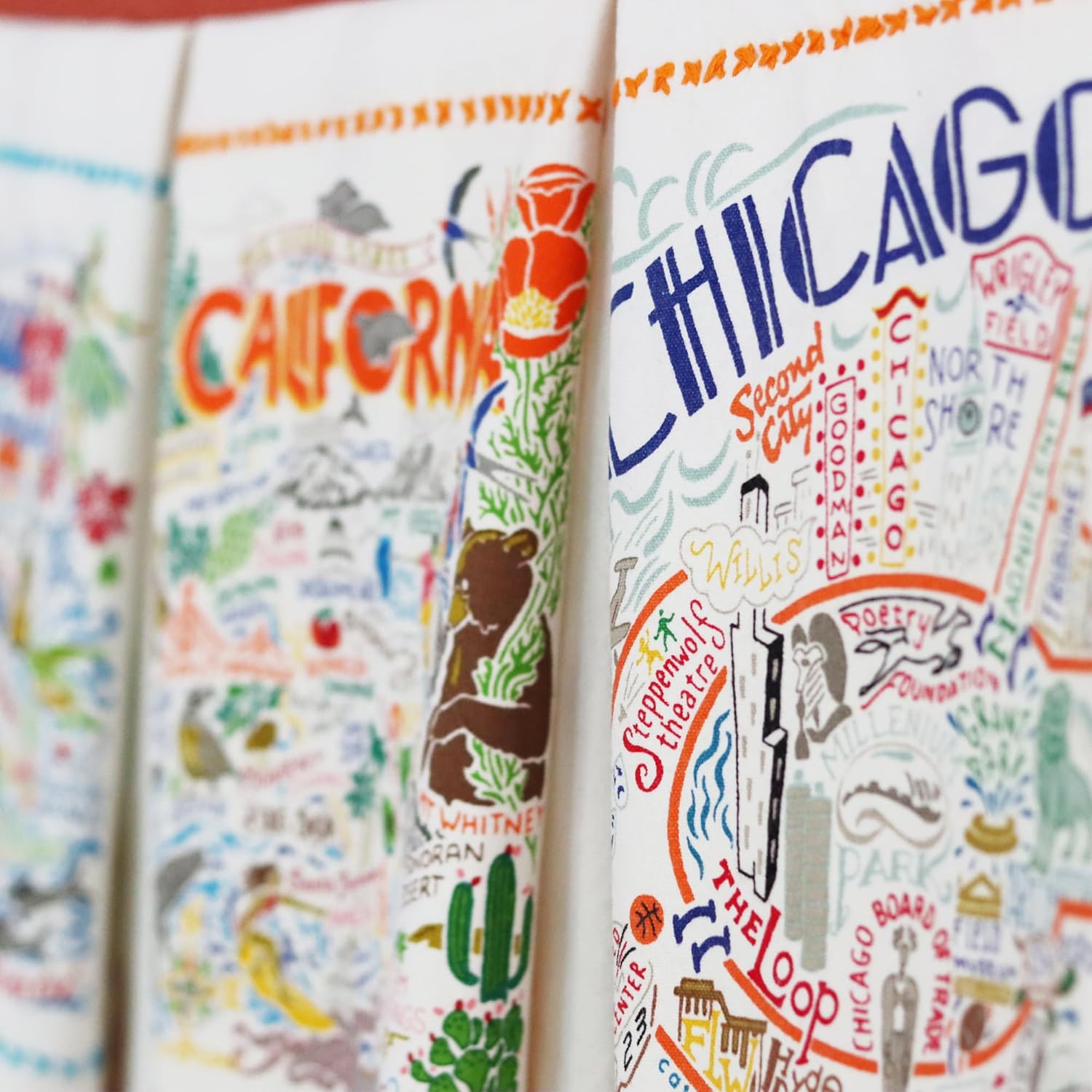 Catstudio 12 Days of Christmas Dish Towel, Winter Holiday Kitchen and Hand Towel with Original Artwork - Perfect Tea Towels for Christmas Decorations - Image 4