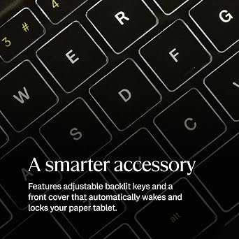 reMarkable Paper Pro - Mosaic Weave Type Folio Keyboard for Your 11.8'' Paper Pro Tablet (Tablet Not Included) - Basalt