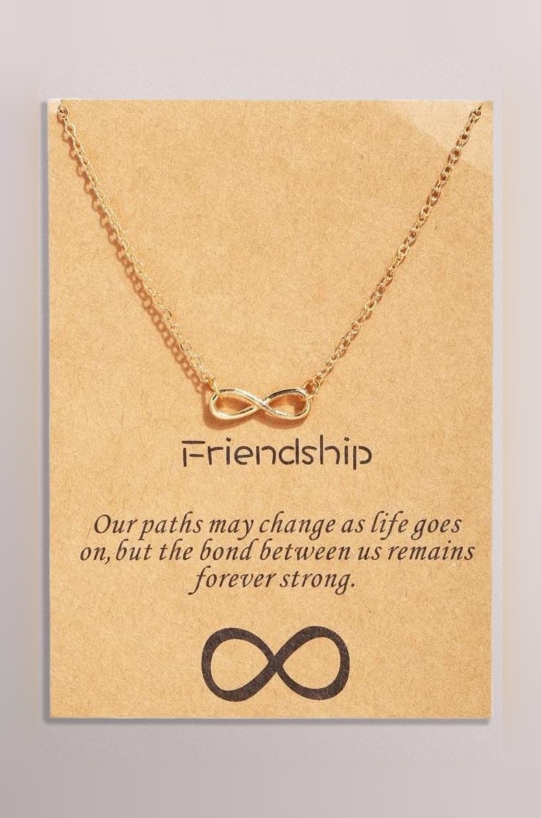 Fashion Frill Exclusive Pendant For Girls Infinite/Infinity Gold Plated Chain Necklace For Women Girls Women's Jewellery Gift For Anniversary Stylish Pendant
