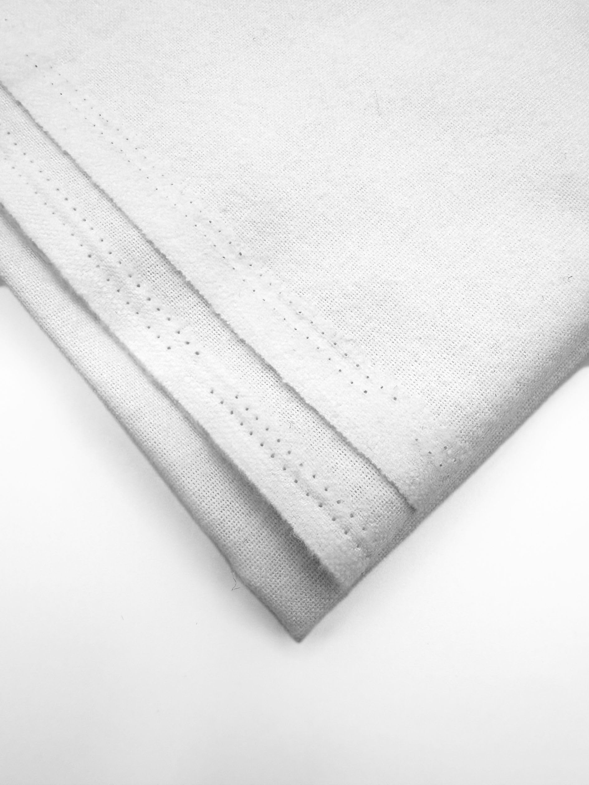 EOVEA - 100% Cotton Flannel Fabric by The Yard – Soft Brushed Flannel for Sewing, Quilting, PJ, Blankets & Crafts – Warm Breathable Cotton Fabric – 42 Inch Wide (White,1 Yard) - 3