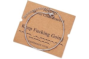 JoycuFF Keep Funking Going Bracelet for Women