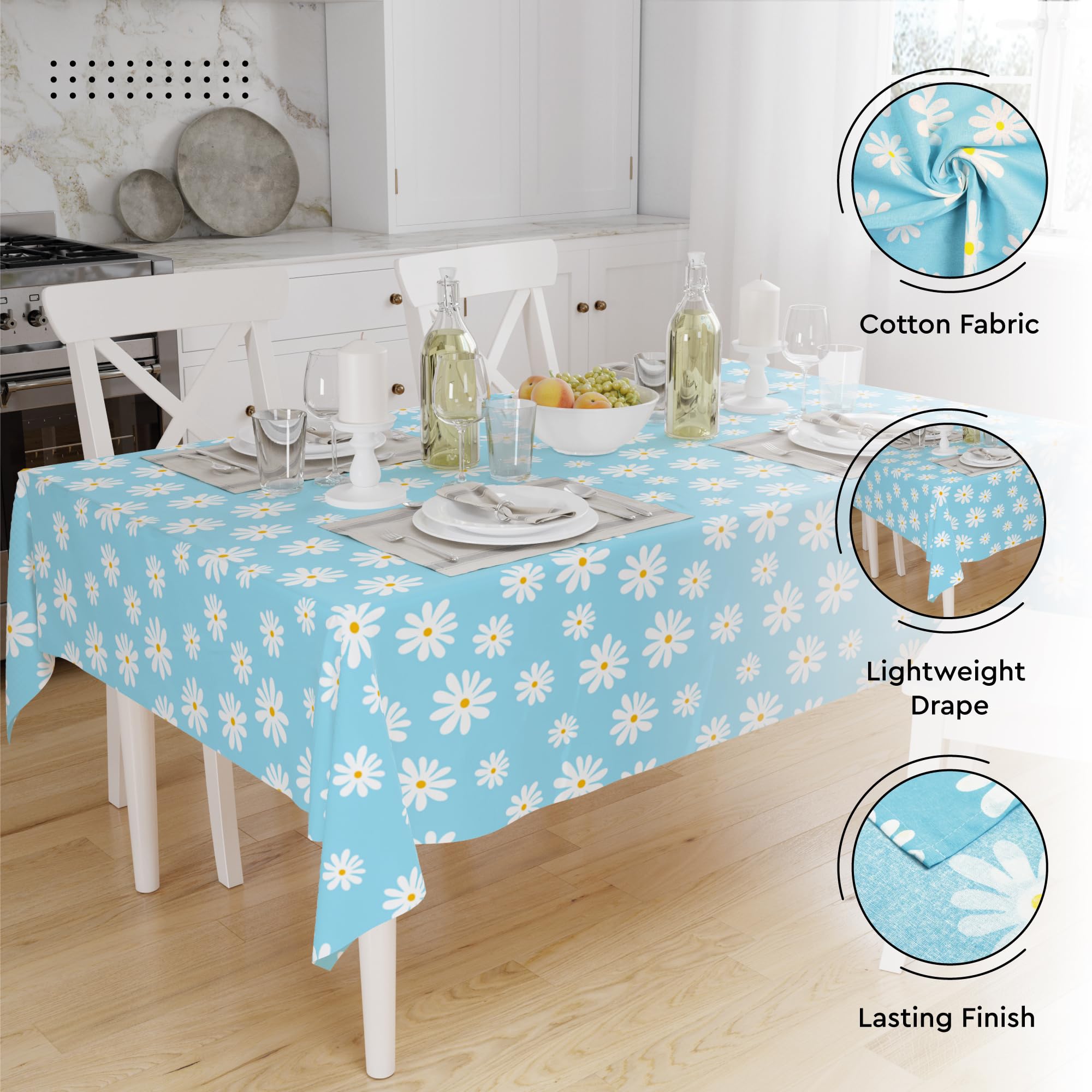 Amazon.com: Encasa XO Table Cloths for 7 ft Rectangular Tables