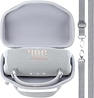 Vista 8 de Carcasa Rígida Lebakort Compatible con Altavoz JBL Charge 5 Charge 4 Impermeable (Carcasa Negra)