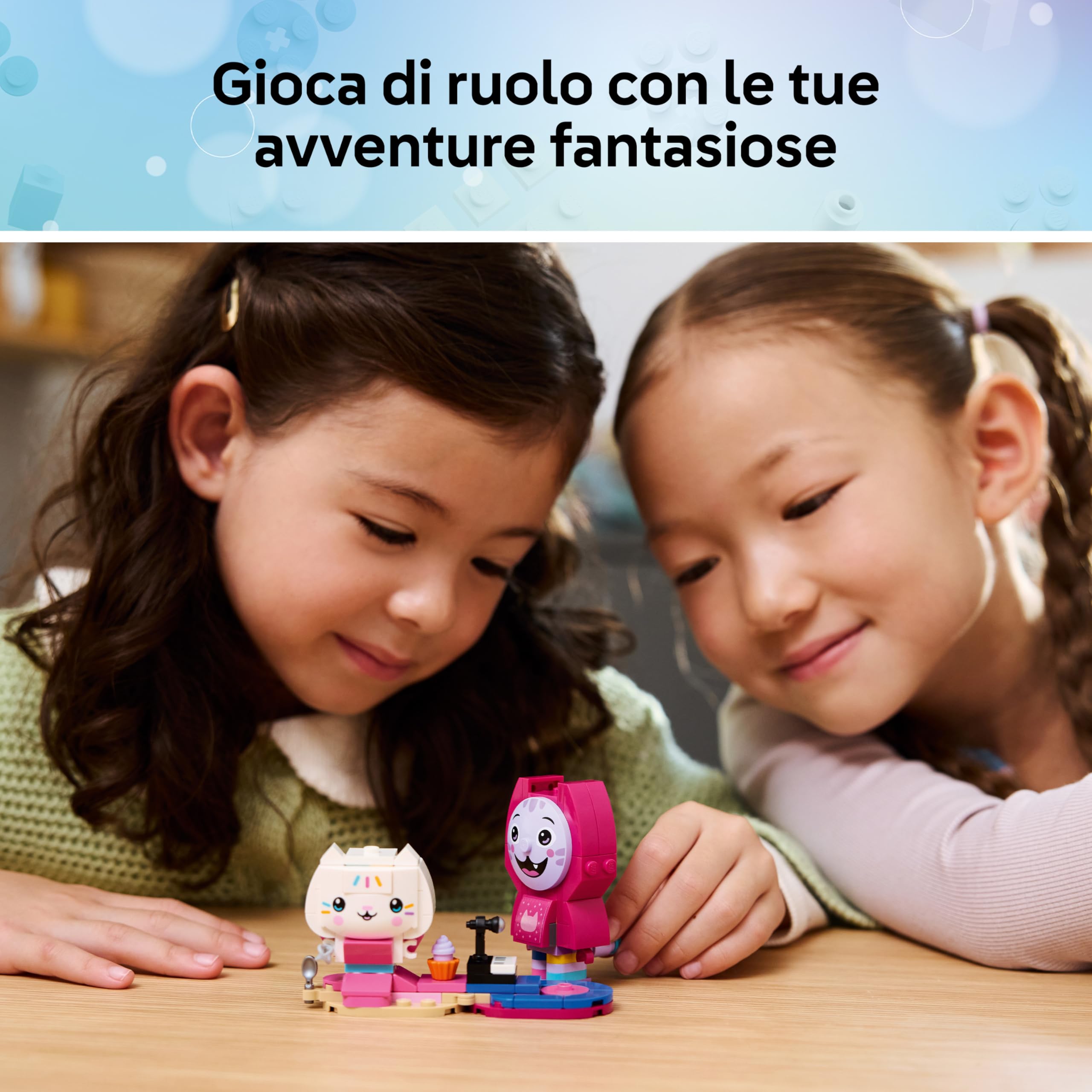 LEGO La Casa delle Bambole di Gabby Gli Amici Gattini di Gabby - Gioco Creativo con 6 Animali Giocattolo tra cui Siregatta e Gattina Fatina con Supporti - Regalo per Bambine e Fan da 6 Anni - 11215