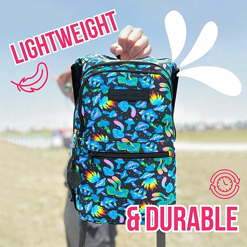 Miniatura 5 de Kandies World Reflective Festival - Paquete de hidratación  Bolsa de agua de 2 litros para raves, senderismo, ciclismo, correr y más (diseño de